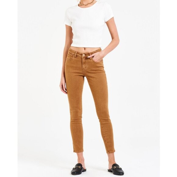 Dear John Gisele Skinny Ankle Crop In Butterscotch SIZE 26 - Picture 1 of 8